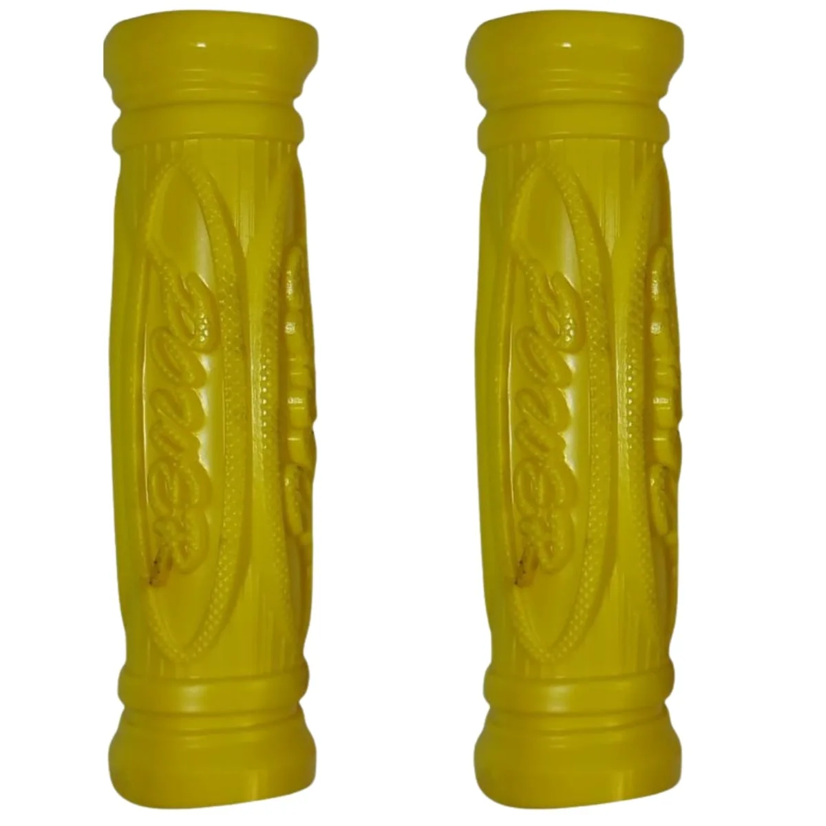 Manopla Bike Power Amarelo Gel 120mm