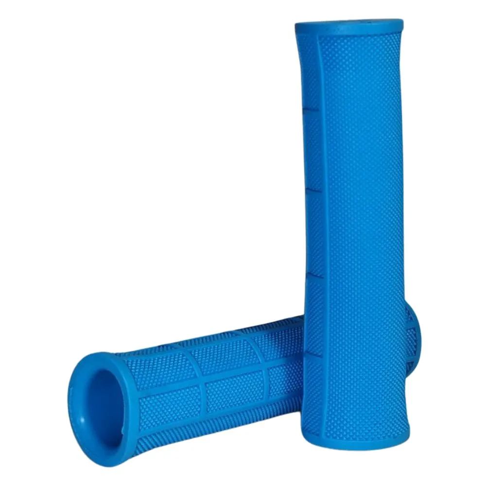 Manopla Bike Wester Pro Azul Borracha 130mm