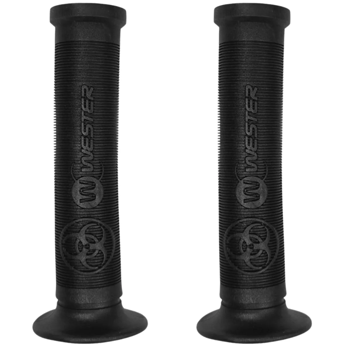 Manopla Bike Wester pro BMX Preto Borracha 135mm