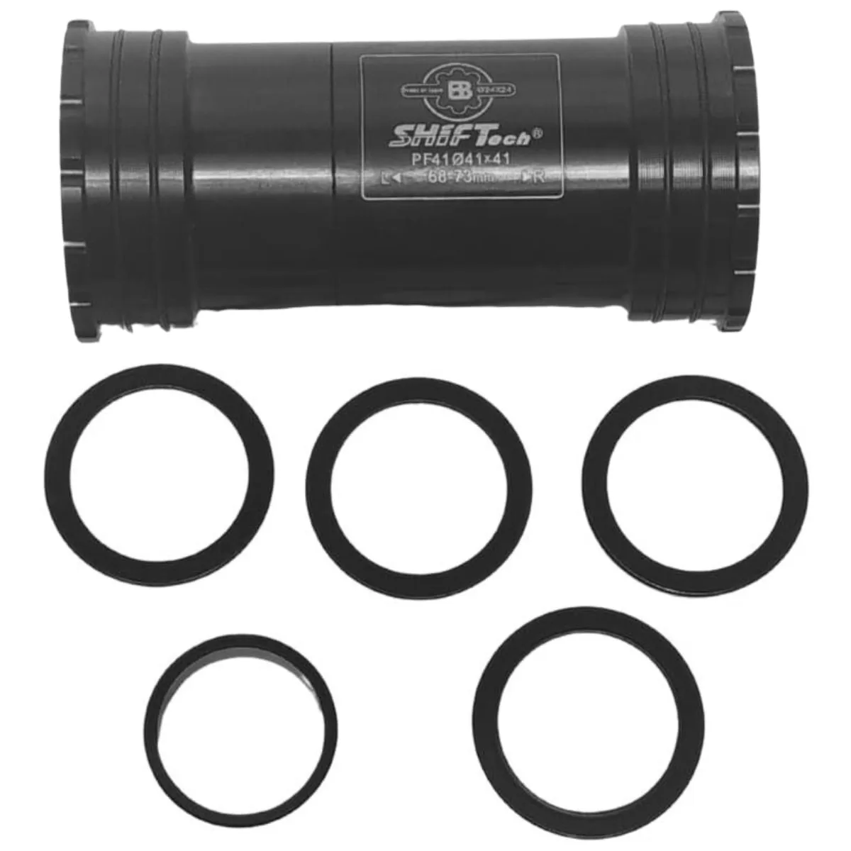 Movimento Central Shif Tech 41mm Selado Press Fit 68/73mm Para Eixo 22/24mm Com Interlock