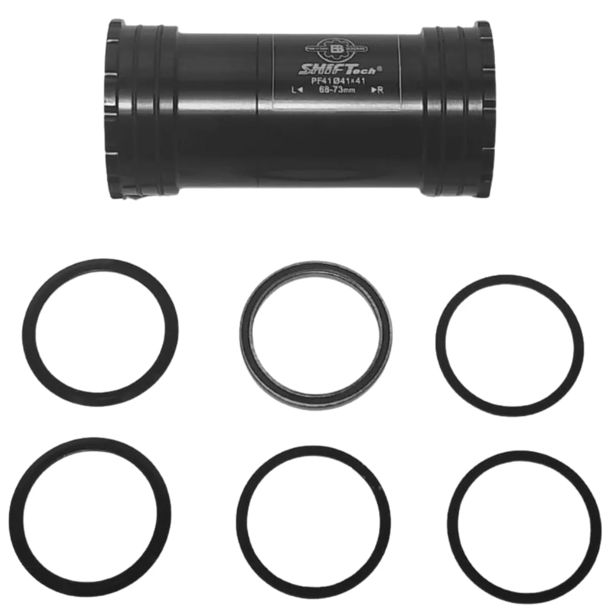 Movimento Central Shif Tech 41mm Selado Press Fit 68/73mm Para Eixo 30/30 Com Interlock