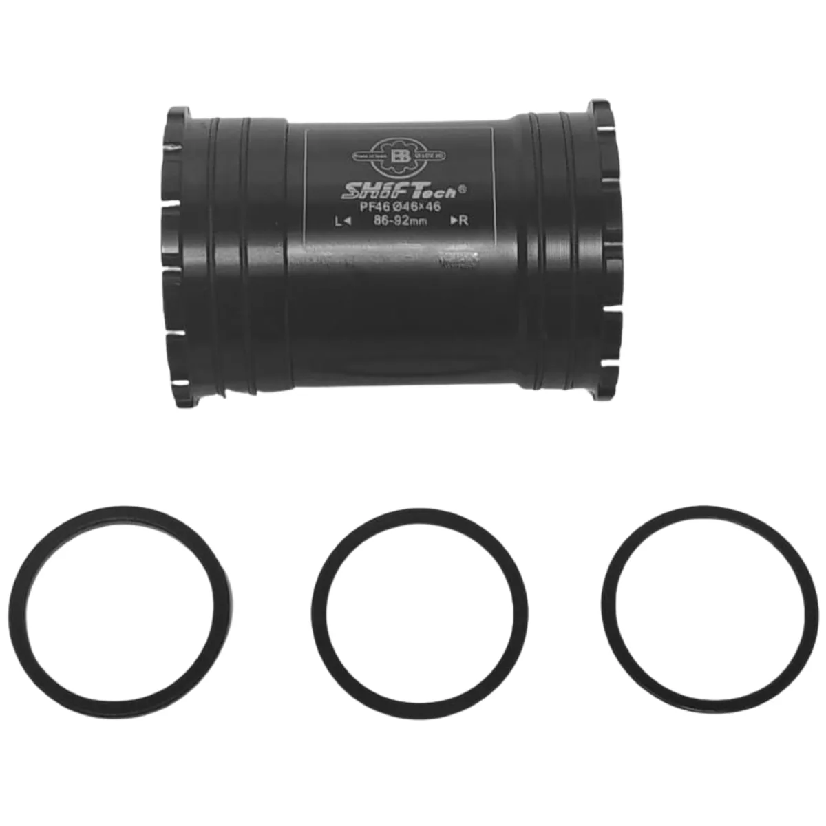 Movimento Central Shif Tech 46mm Selado Press Fit 30/30mm Para Eixo 30/30 Com Interlock