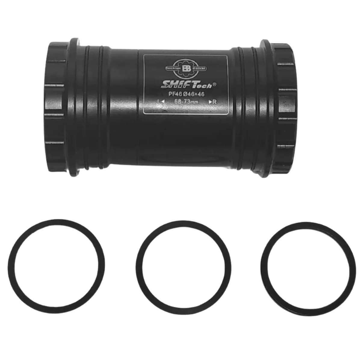 Movimento Central Shif Tech 46mm Selado Press Fit 68/73mm Para Eixo 30/30mm Com Interlock