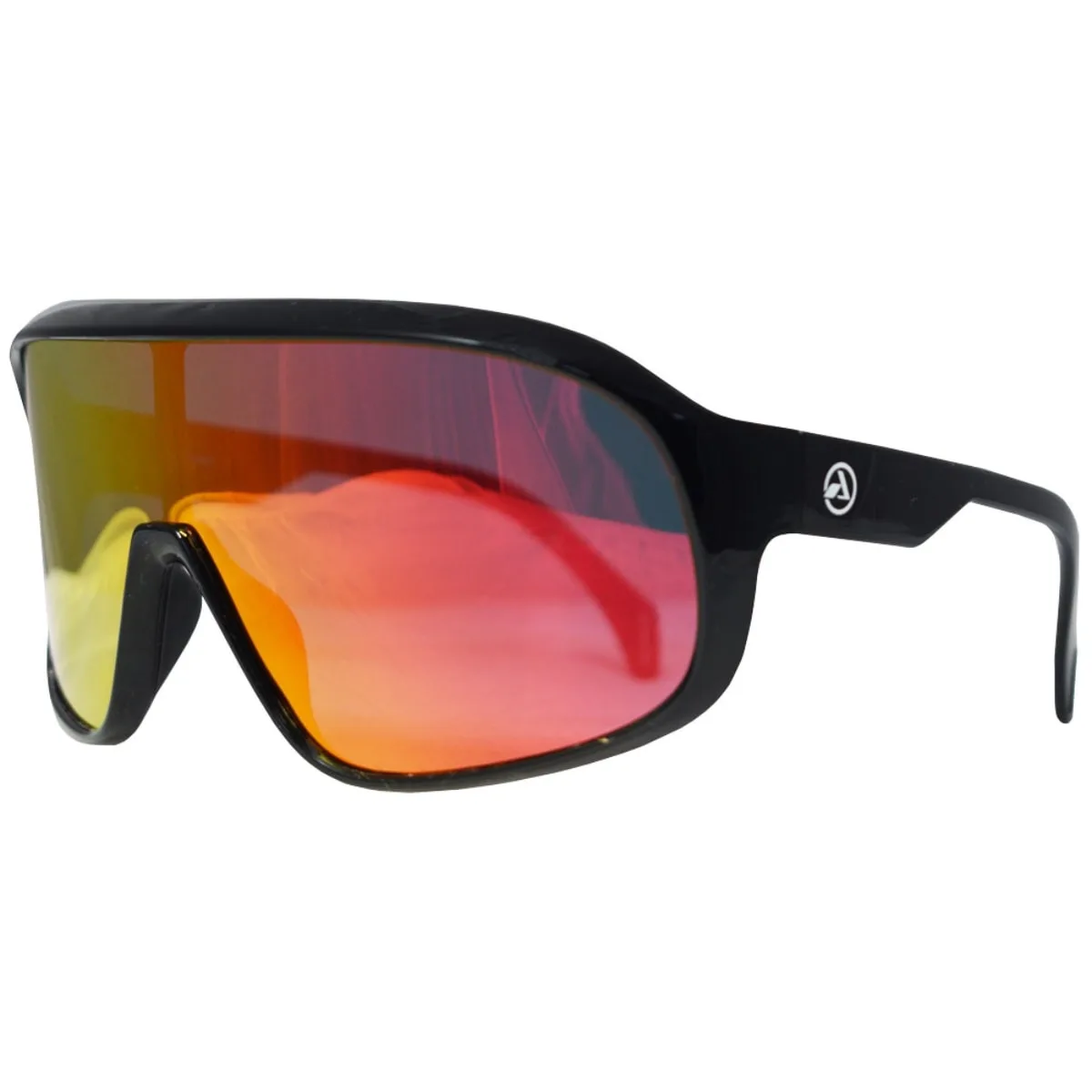 Oculos Ciclismo Absolute Nero Preto Lente Vermelha UV 400