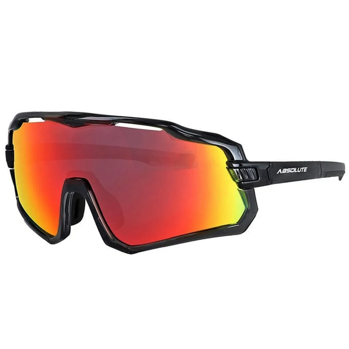 Oculos Ciclismo Absolute Wild Cinza Lente Vermelha UV400