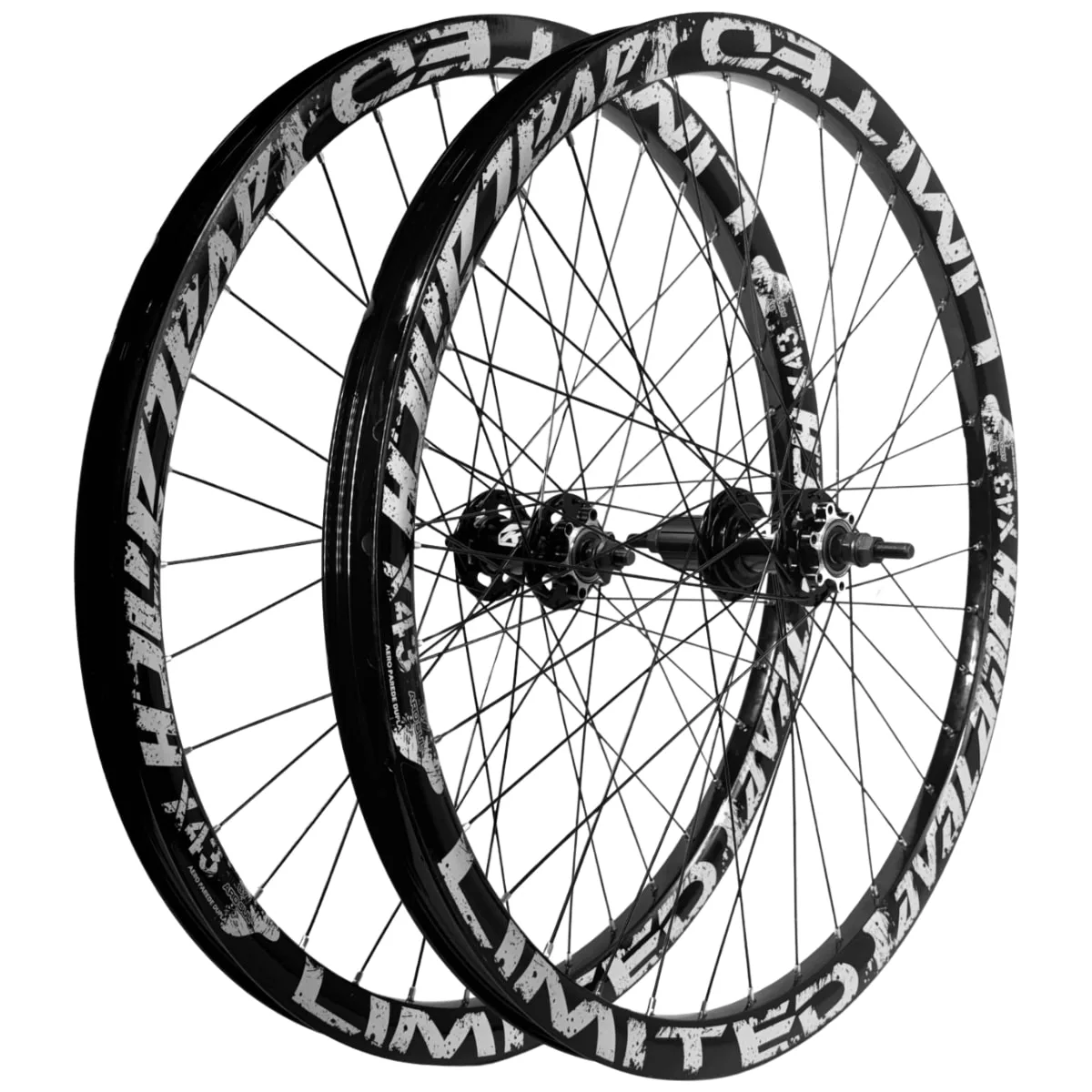 Par Roda 26 Cubo Kapa 36 Furos Aros Avalanche Preto