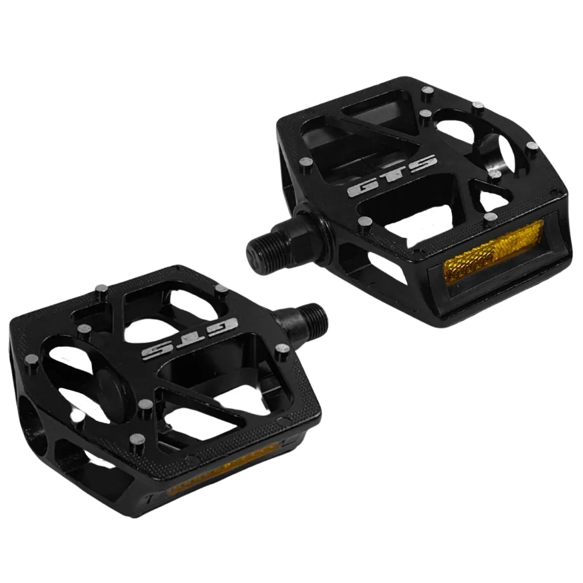 Pedal Bike GTS Plataforma Inglês 9/16 Preto Alumínio