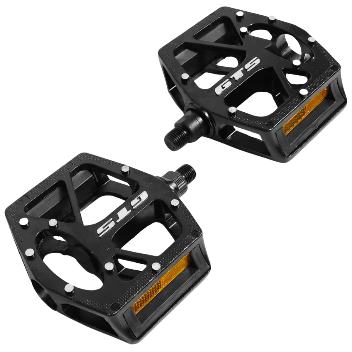 Pedal Bike GTS Plataforma Sueco 1/2 Preto Alumínio