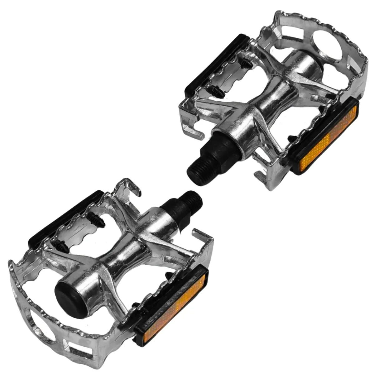 Pedal Bike Importado Sueco 1/2 Prata Alumínio