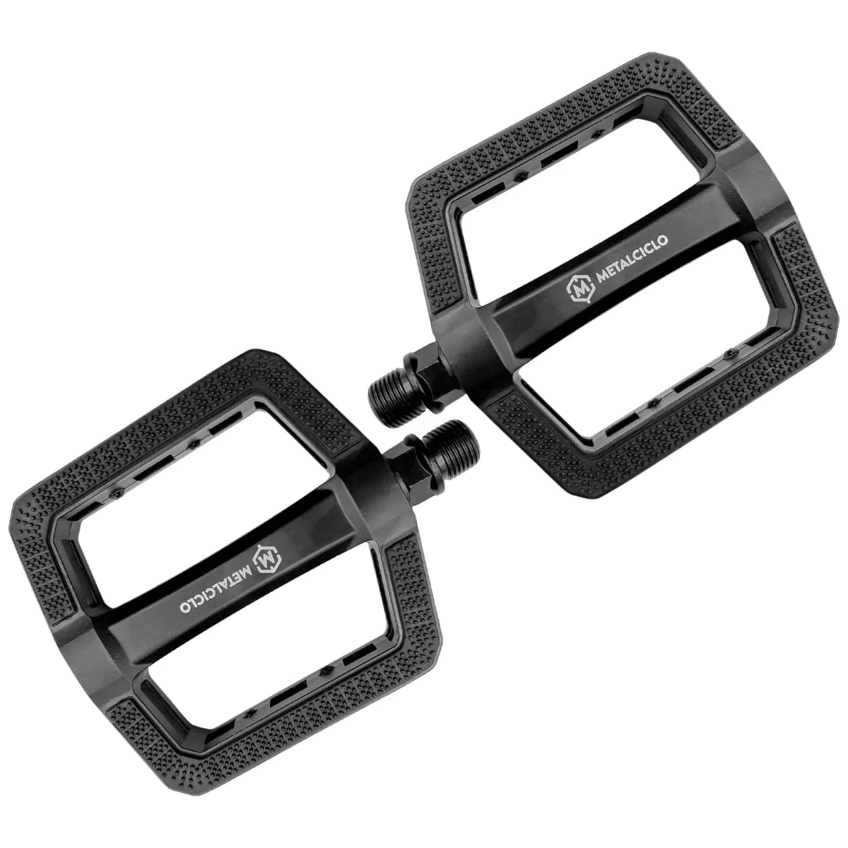 Pedal Bike Metalciclo Gripp Inglês 9/16 Alumínio Preto