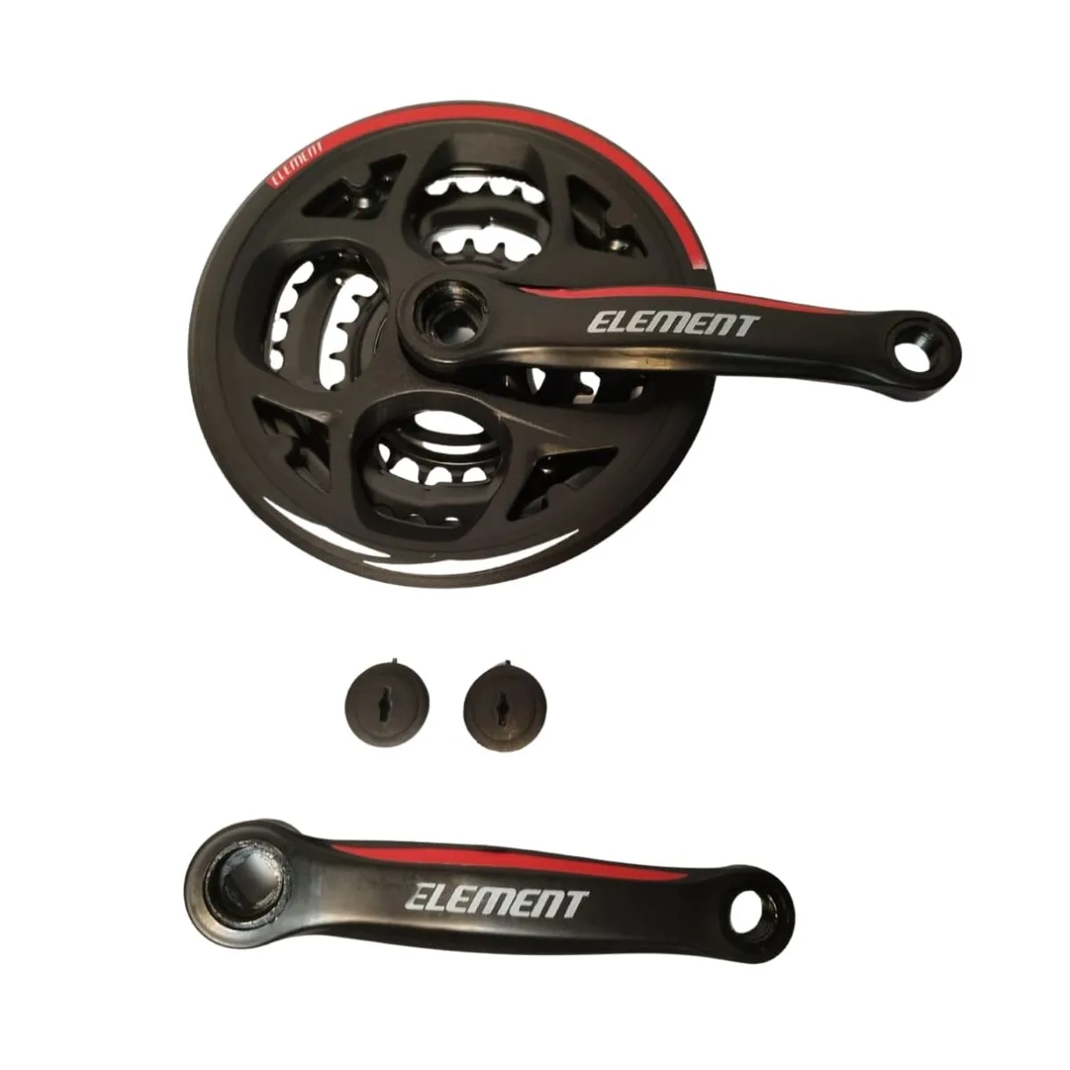 Pedivela Aço Triplo Element 24/34/42D Reduzido Preto 155mm Ponta Quadrada Com Protetor