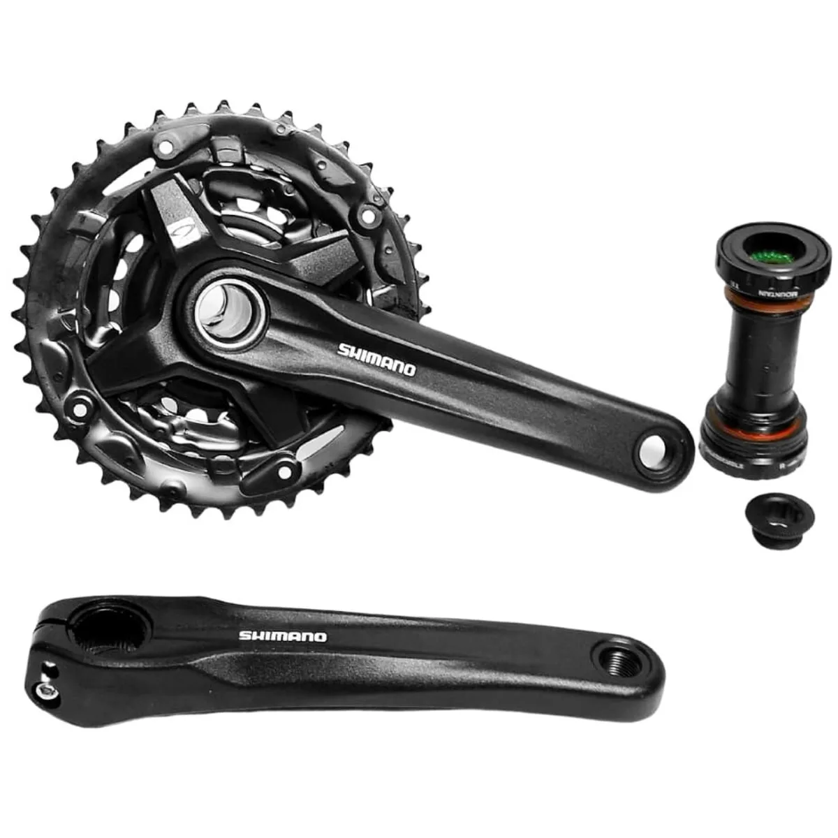 Pedivela Bicicleta Shimano Altus FC MT210 22-30-40 Integrado Com Movimento Central