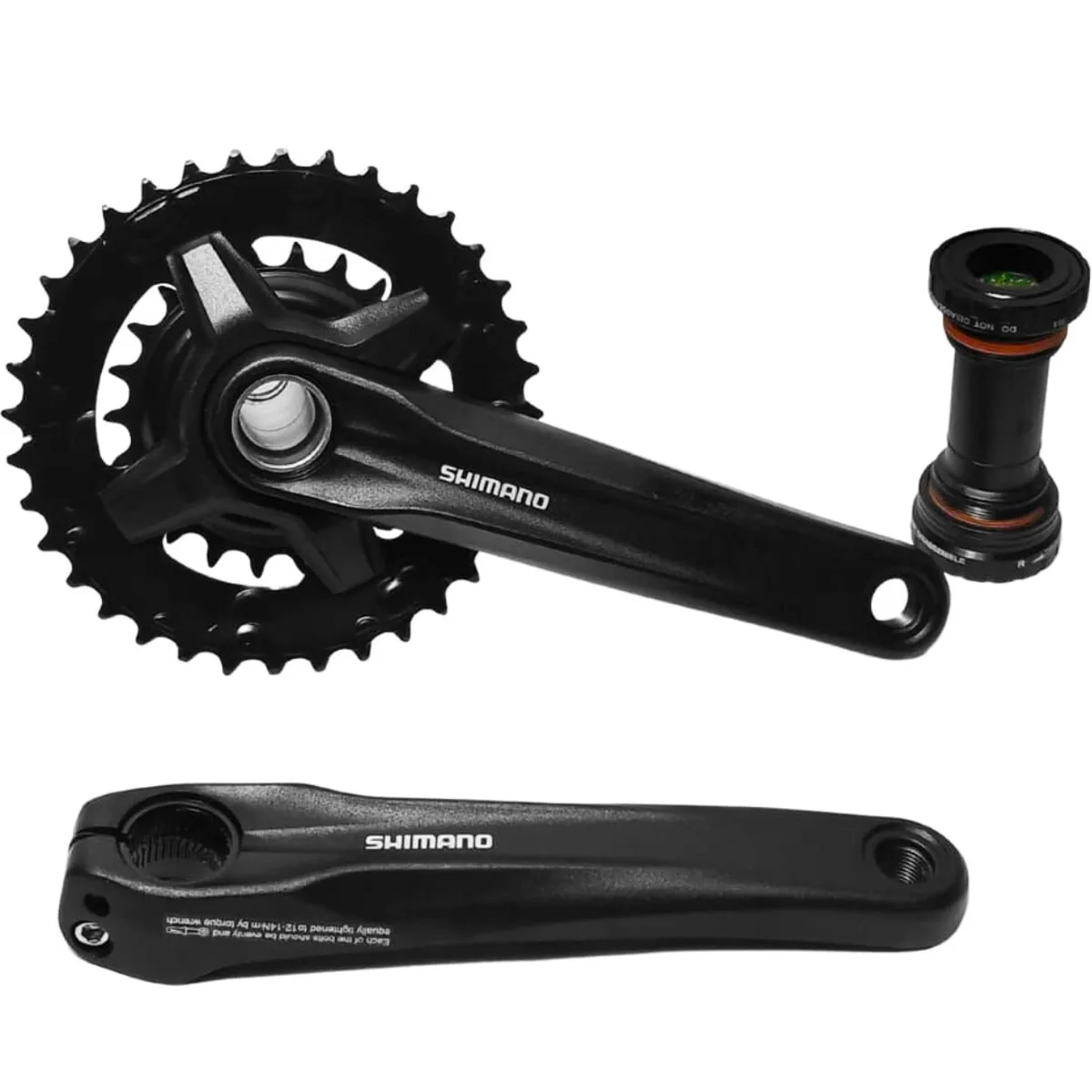 Pedivela Bicicleta Shimano Altus FC MT210 22-36 Integrado 175mm