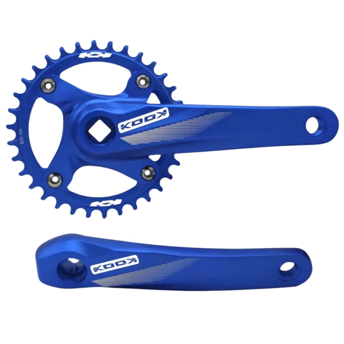 Pedivela Single Kook Azul 34 Dentes 170mm