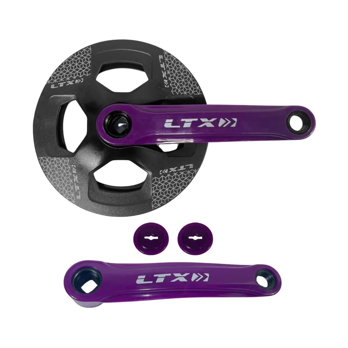 Pedivela Single LTX 36 Dentes Preto Roxo 170mm