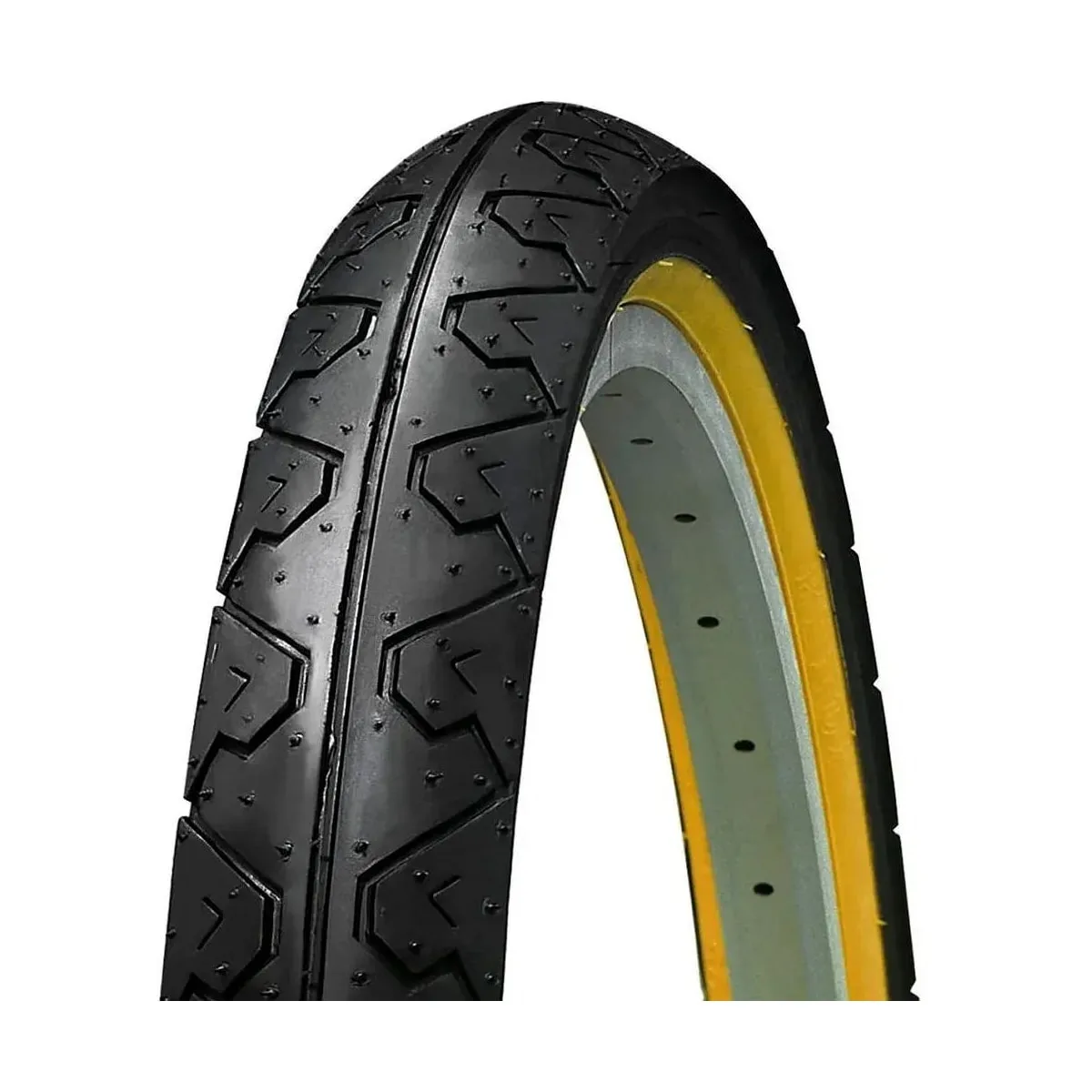 Pneu 26x1.1/2x2 Kenda Slick K90 Faixa Amarela