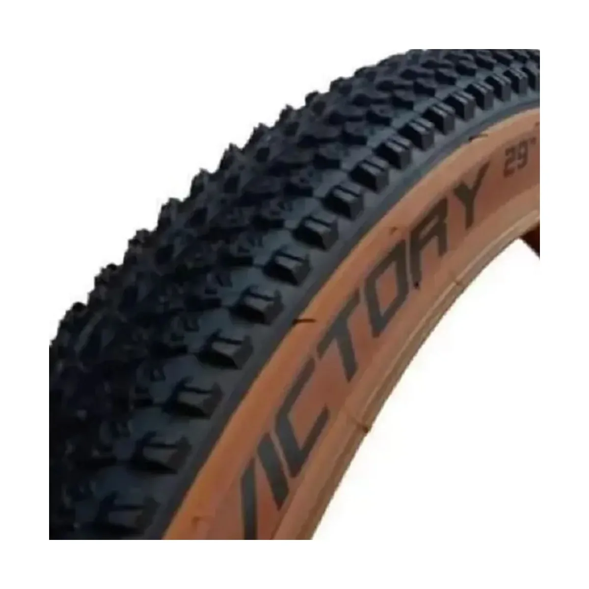 Pneu 29x2.10 ChaoYang H-5129 Preto Com Faixa Marrom Victory Skinwall Banda Leve