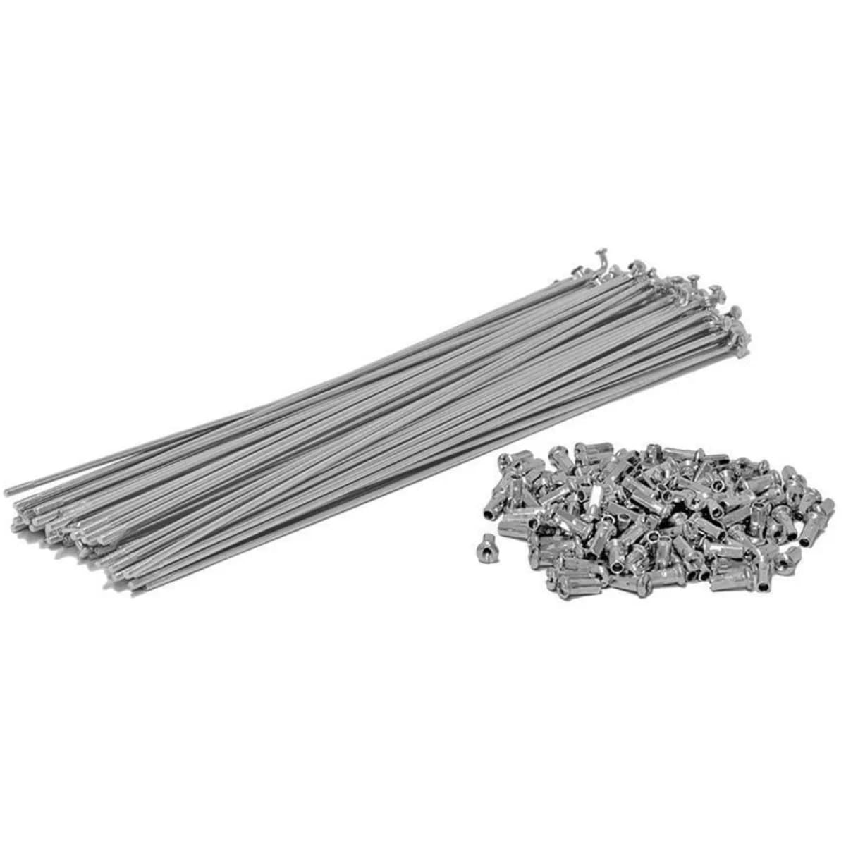 Raio Fino 265x2.00mm Inox Importado Comum Zincado 72 Raios