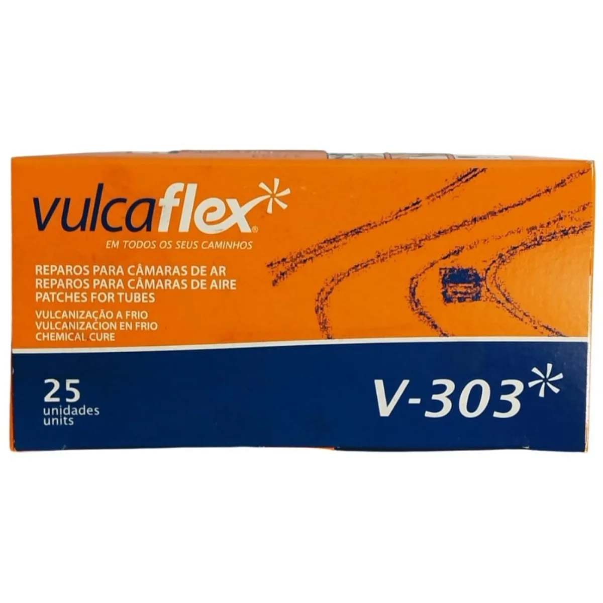 Remendo Estrela Vulcaflex Black V-303