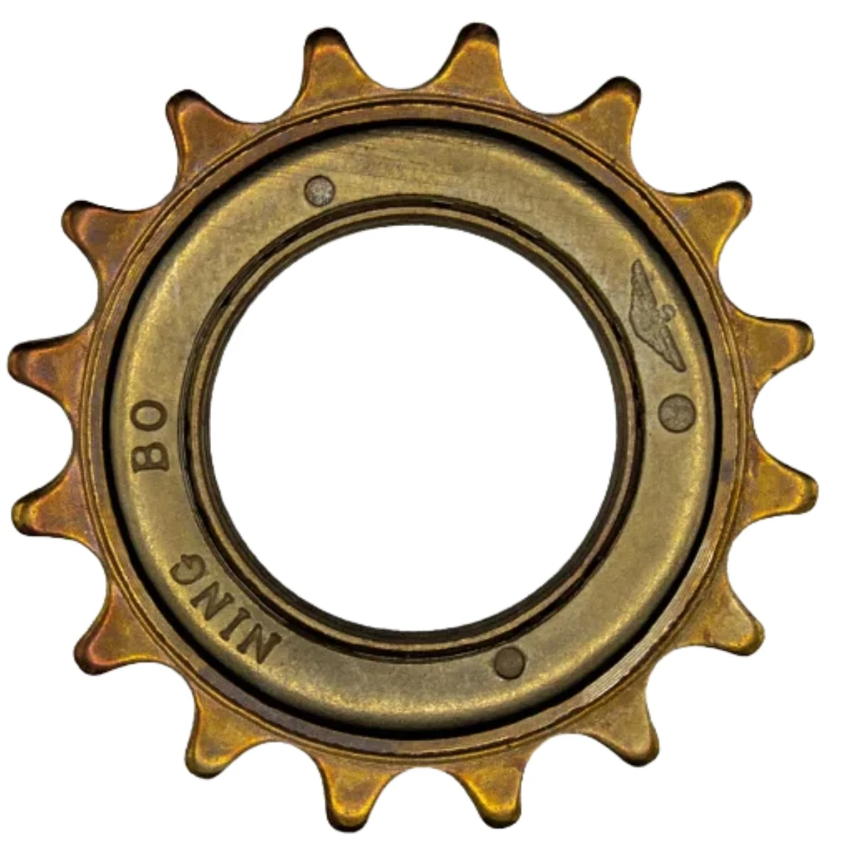 Roda Livre 1 Velocidade Paco Esferado Barulhento Dourado 16 Dentes
