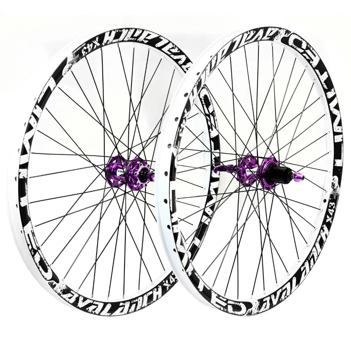 Rodas Aro 26 Avalanch Branco Cubo Kook Barulhento 36 Raios
