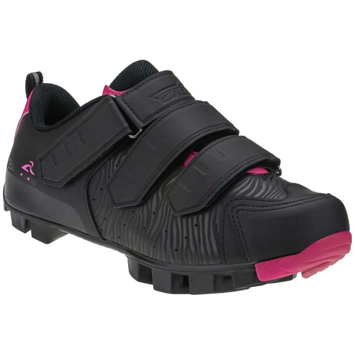 Sapatilha Grool Cool Velcro Preto e Rosa