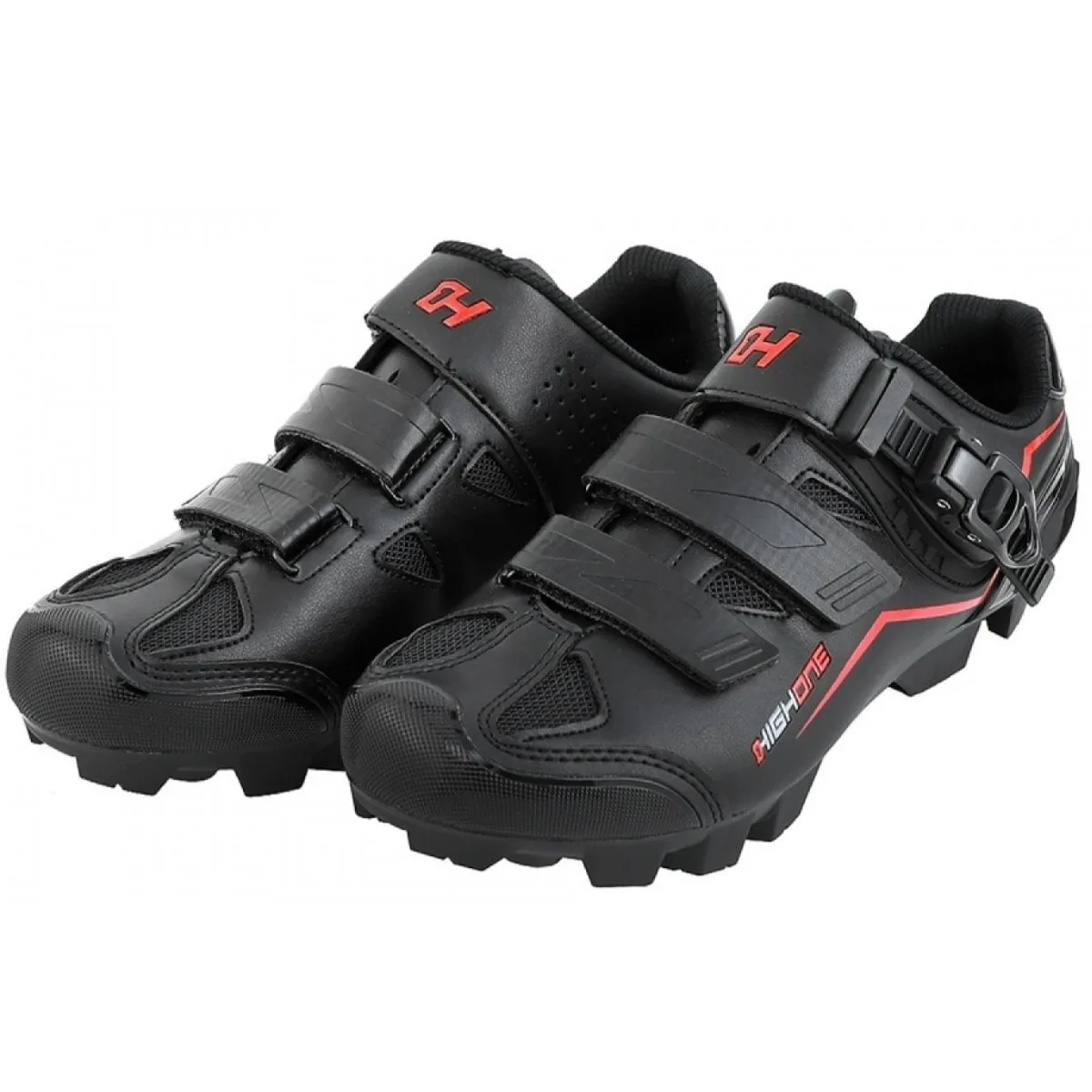 Sapatilha High One Feet Preto e Vermelho