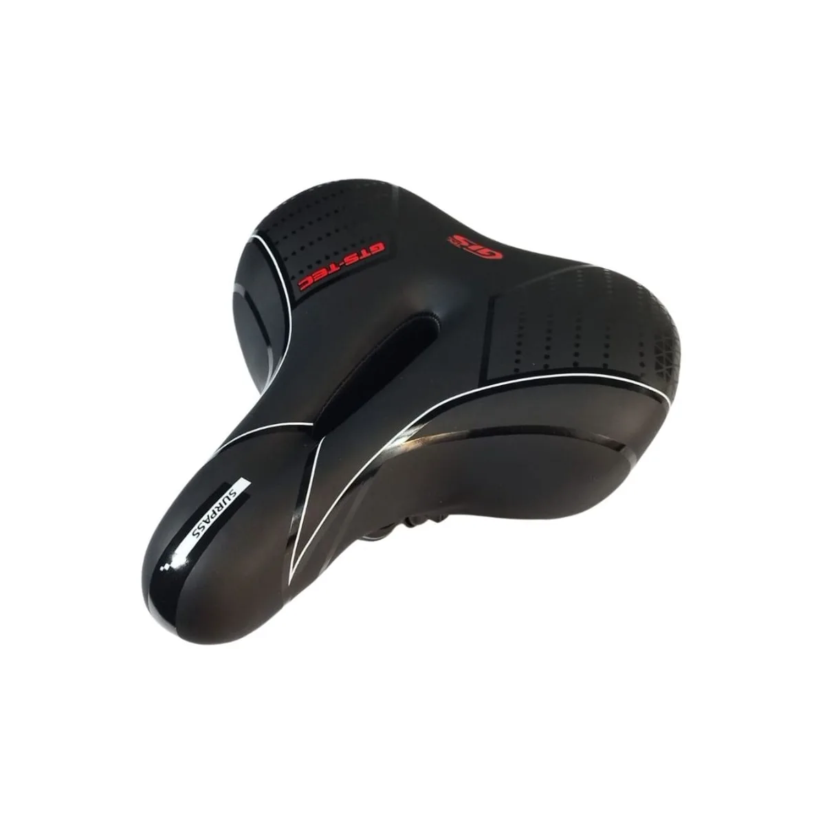 Selim MTB GTS Vazado Largo Surpass 23525 Vermelho BR