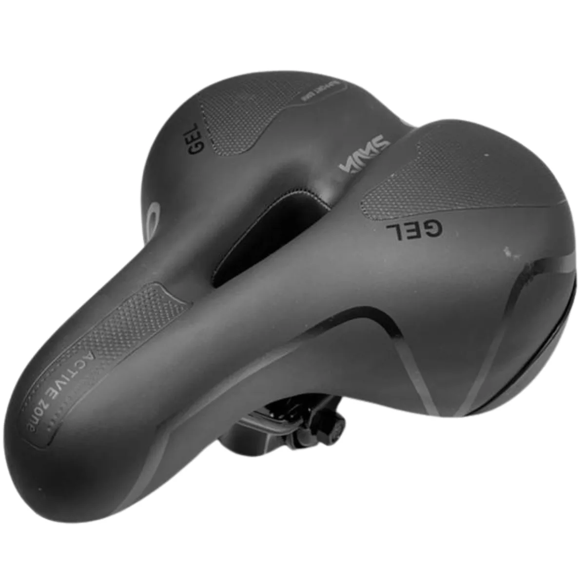 Selim MTB Sava Vazado 2 Mola Gel Preto