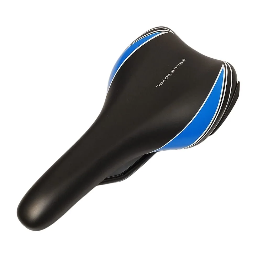 Selim MTB Selle Royal Mach 2 Preto e Branco e Azul